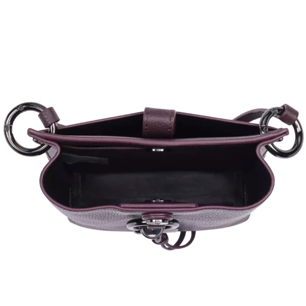 REBECCA MINKOFF-CURRANT-MEGAN MINI FEED WITH STUDS-CROSSBODY BAG-LEATHER- - Picture 3 of 7